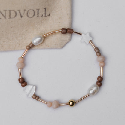 Perlenarmband Sterne