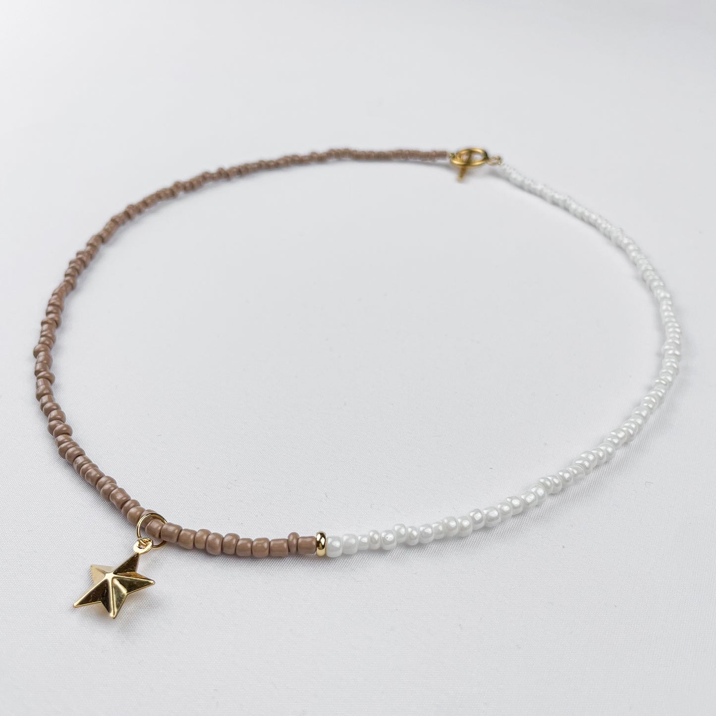 Perlen Choker Goldstern