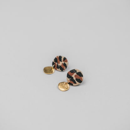 Schmuckteller + Ohrstecker 'Leo'