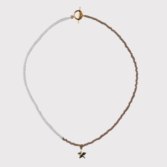 Perlen Choker Goldstern