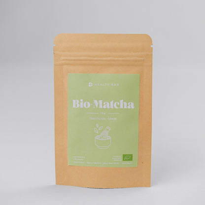 Blaue Tasse + Matcha Tee